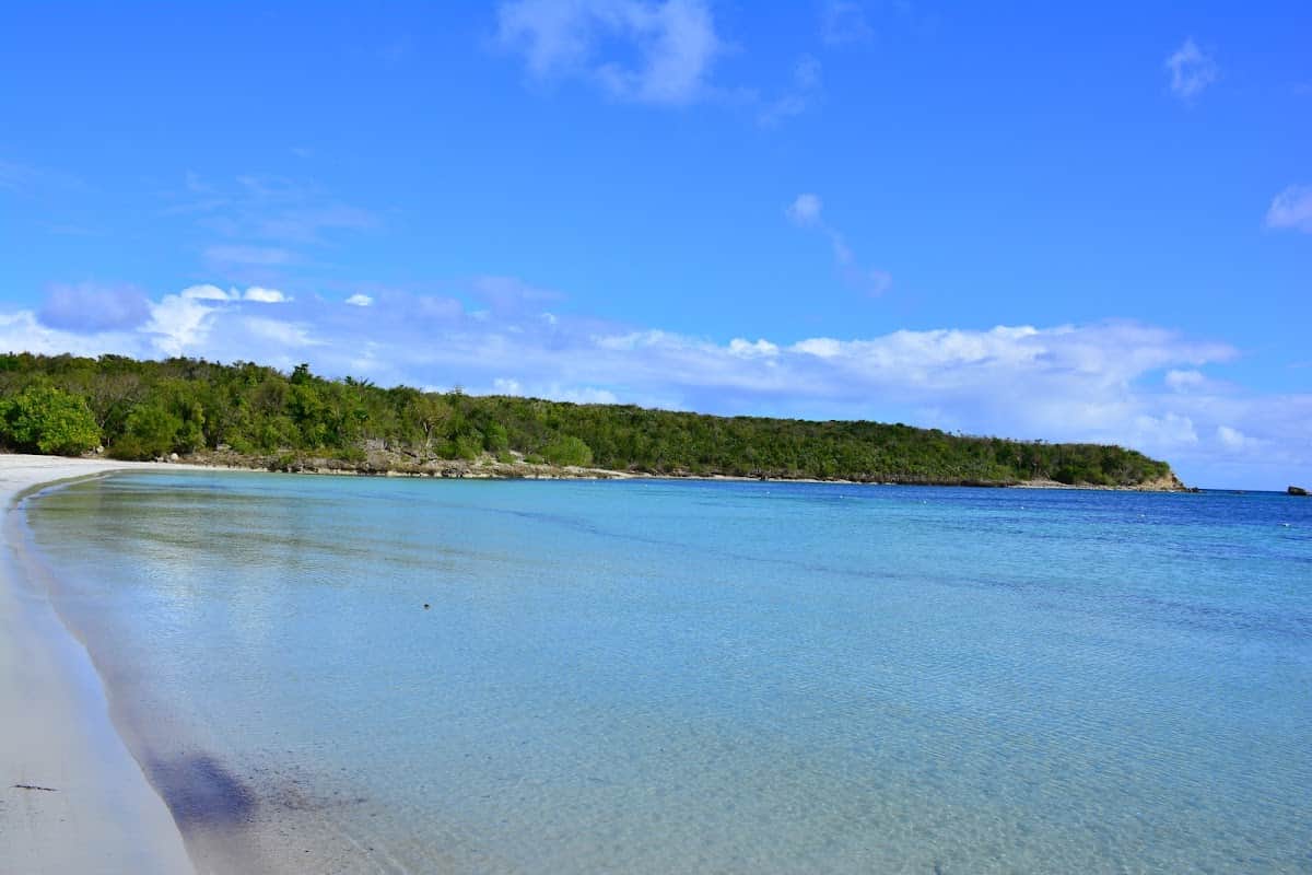 Media Luna (Vieques) beach in Vieques, Puerto Rico - Family Friendly, Scenic