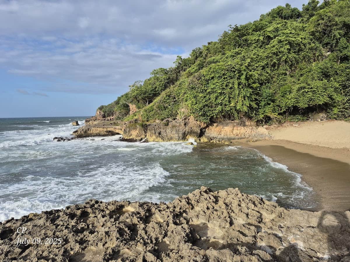 Puerto Hermina beach in Quebradillas, Puerto Rico - Scenic, Secluded