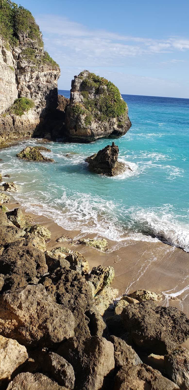 Río Guajataca Mouth (east spit) beach in Quebradillas, Puerto Rico - Scenic
