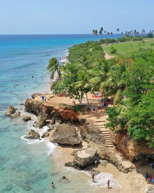 Peña Blanca (Wishing Well) beach in Aguadilla, Puerto Rico - scenic coastal view
