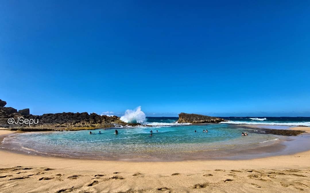 Caza y Pesca Beach beach in Arecibo, Puerto Rico - scenic coastal view