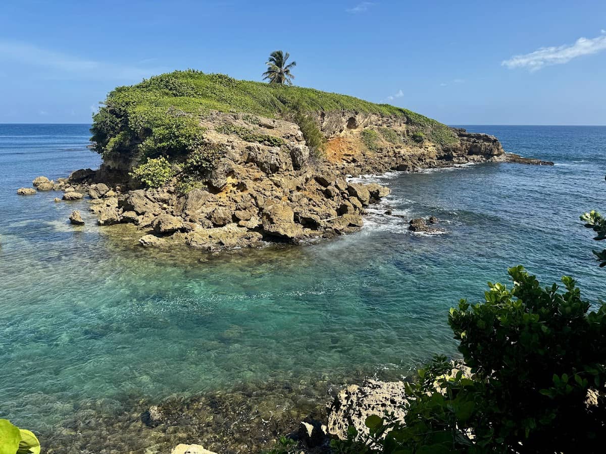 Cerro Gordo East Cove beach in Vega Alta, Puerto Rico - scenic coastal view