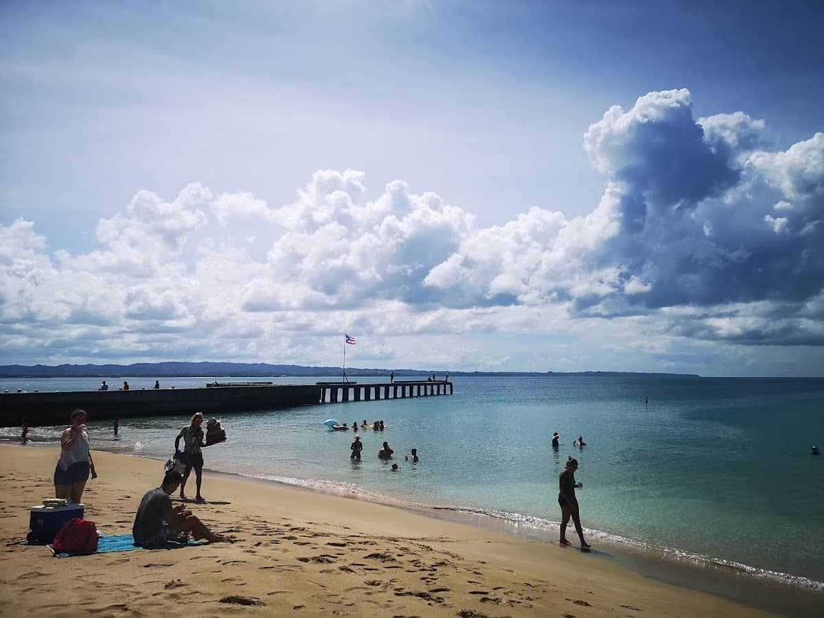 Crash Boat South (Almirante Beach) beach in Aguadilla, Puerto Rico - scenic coastal view