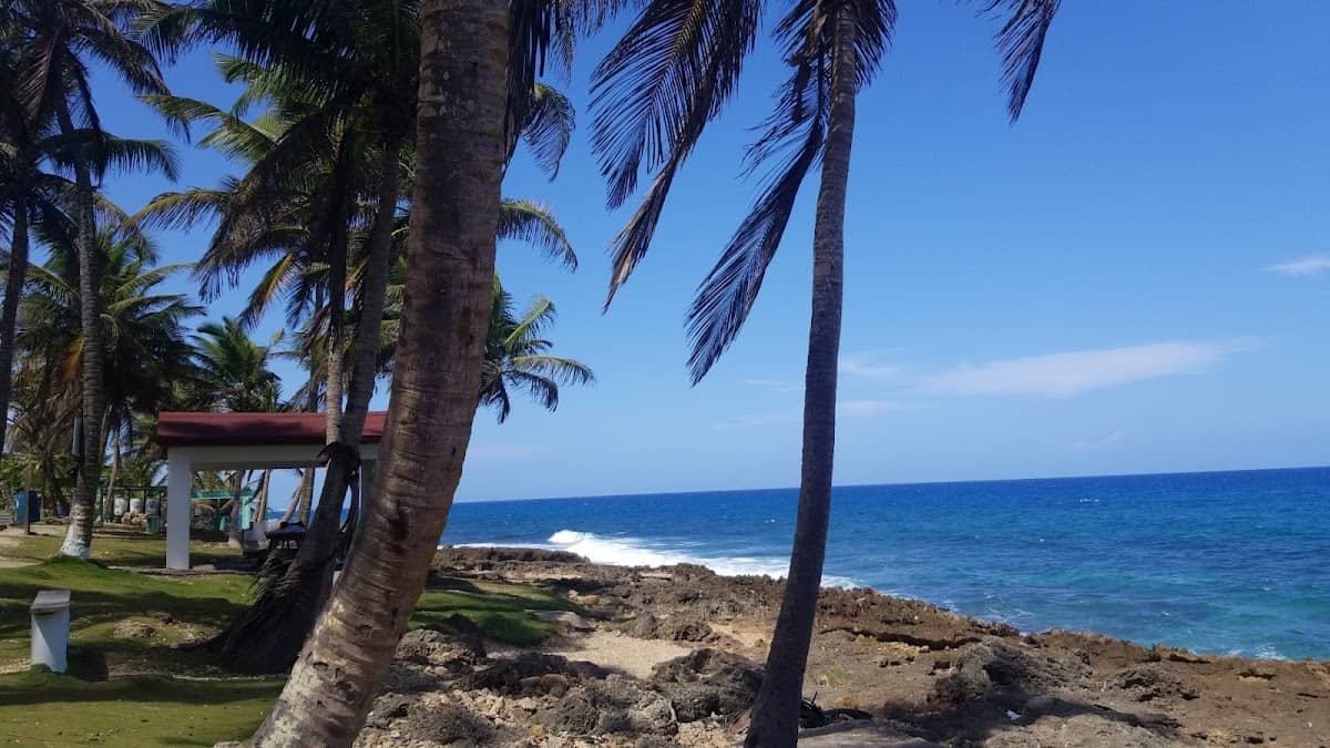 Guajataca Beach (Quebradillas side) beach in Quebradillas, Puerto Rico - scenic coastal view