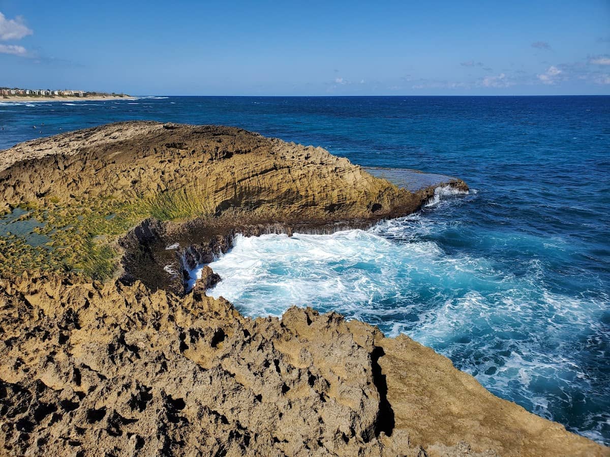 Ishibori (Jobos east pocket) beach in Isabela, Puerto Rico - scenic coastal view