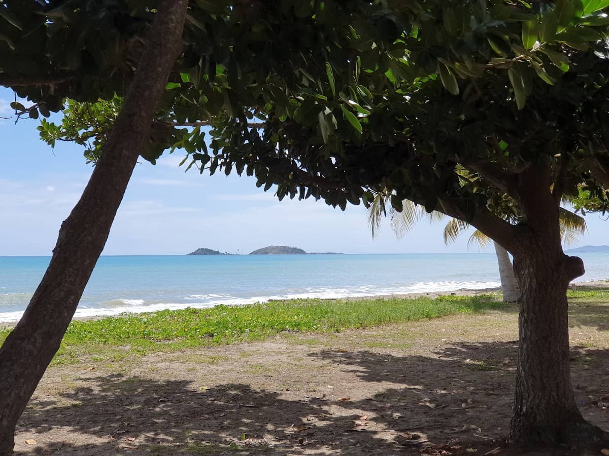 Malecón de Naguabo Shore beach in Naguabo, Puerto Rico - scenic coastal view