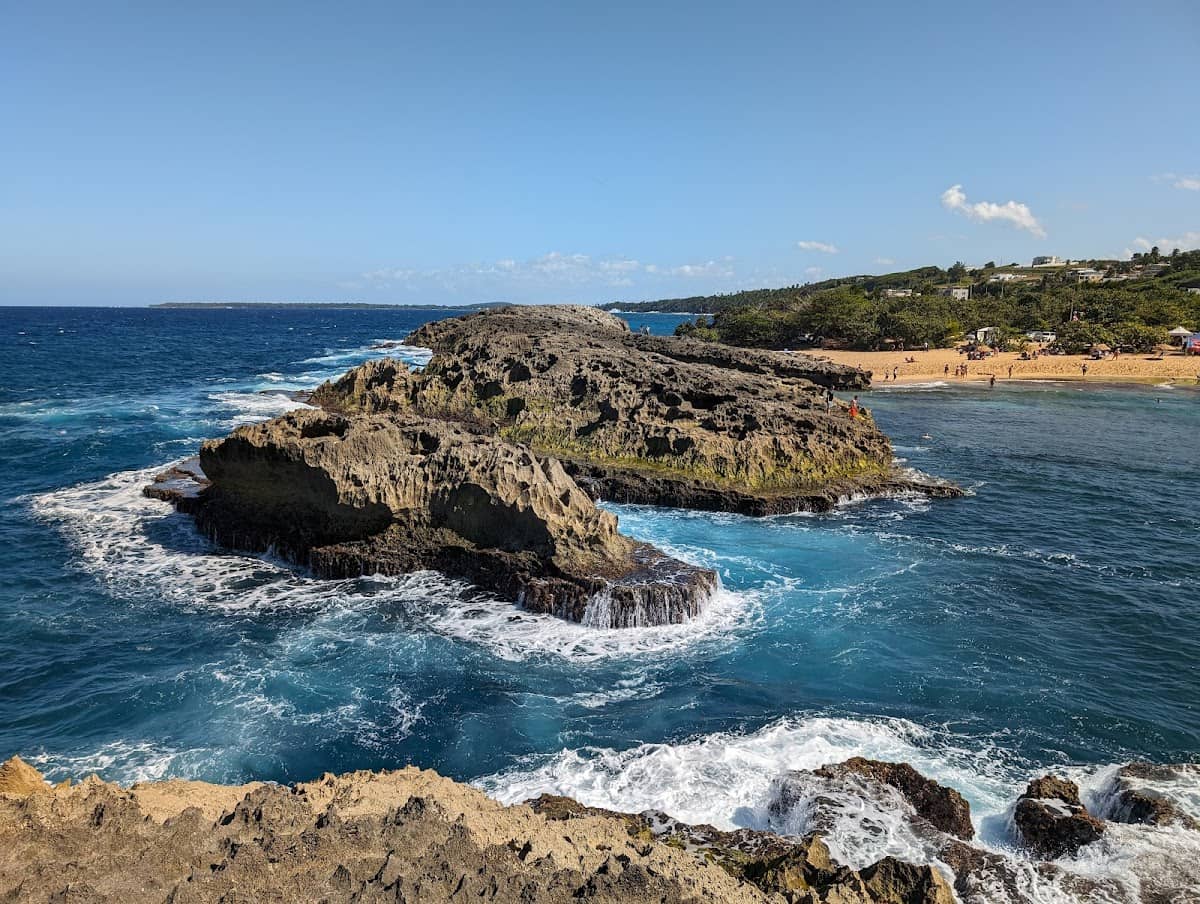 Playa Los Corchos (sector) beach in Manatí, Puerto Rico - scenic coastal view
