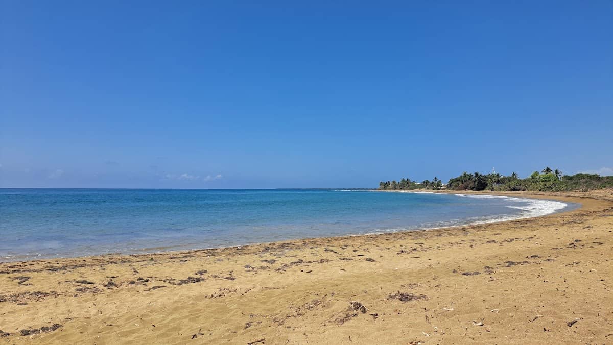 Playa Pozuelo (Guayama) beach in Guayama, Puerto Rico - scenic coastal view
