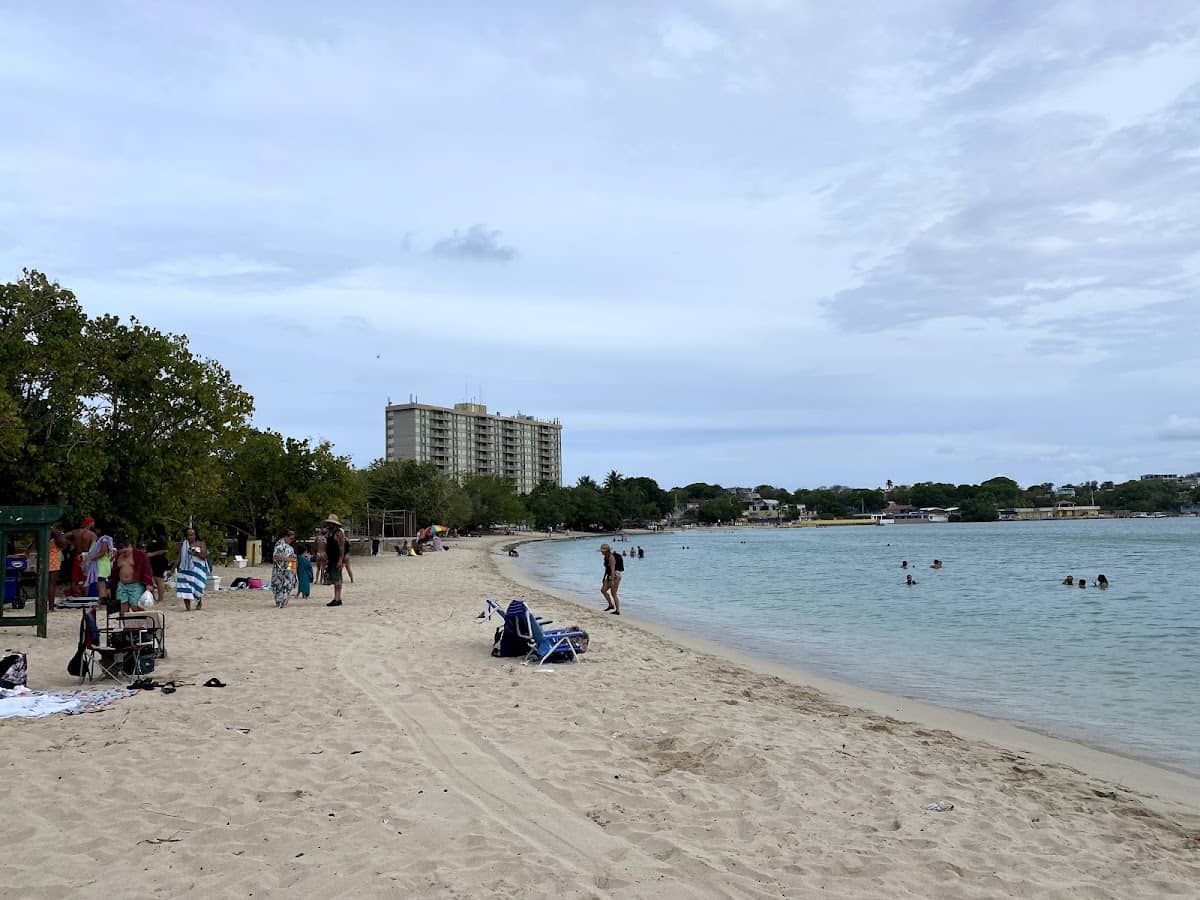 Playa Santa (Guánica) beach in Guánica, Puerto Rico - scenic coastal view