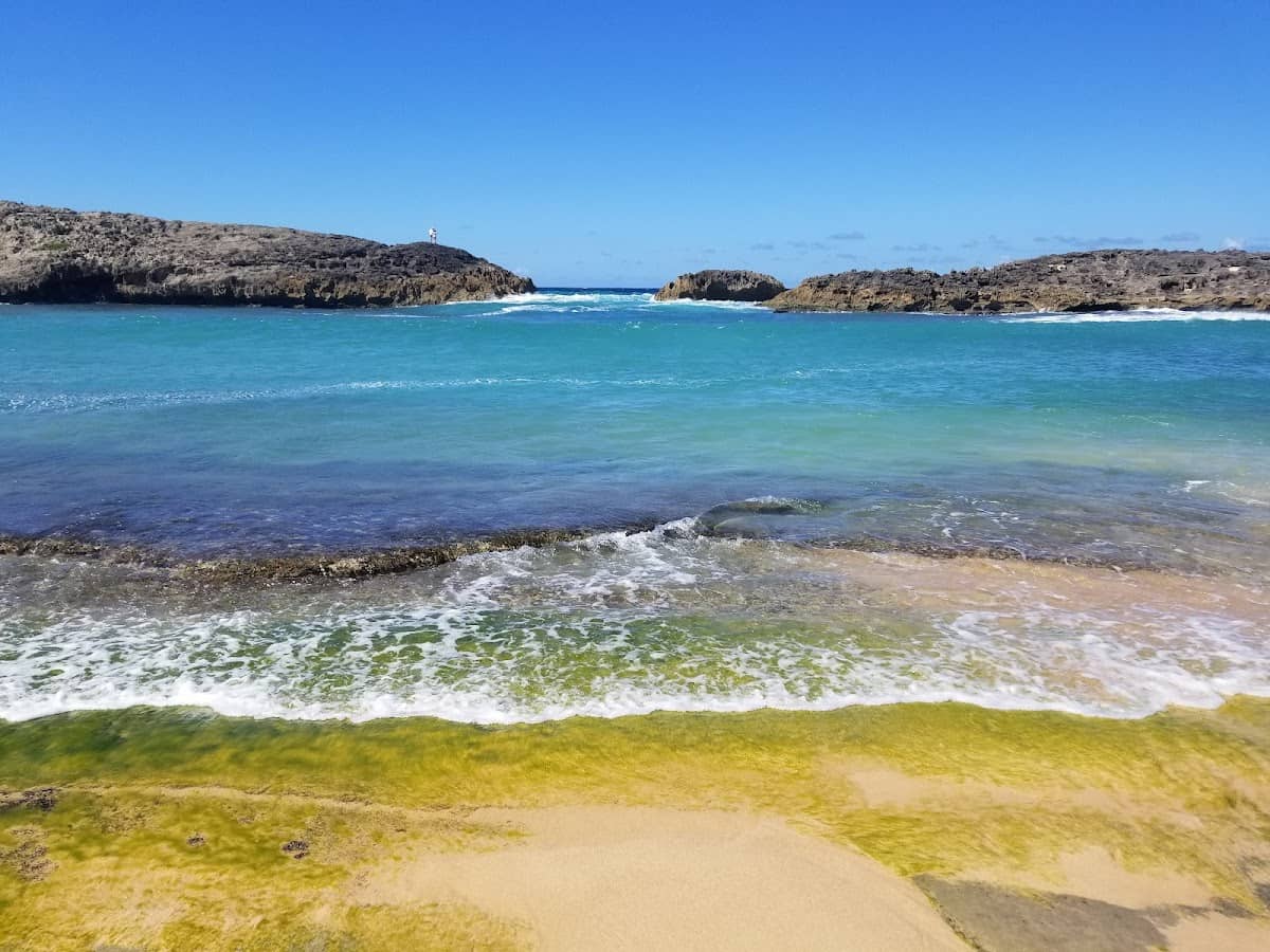 Pozita de los Tubos beach in Manatí, Puerto Rico - scenic coastal view