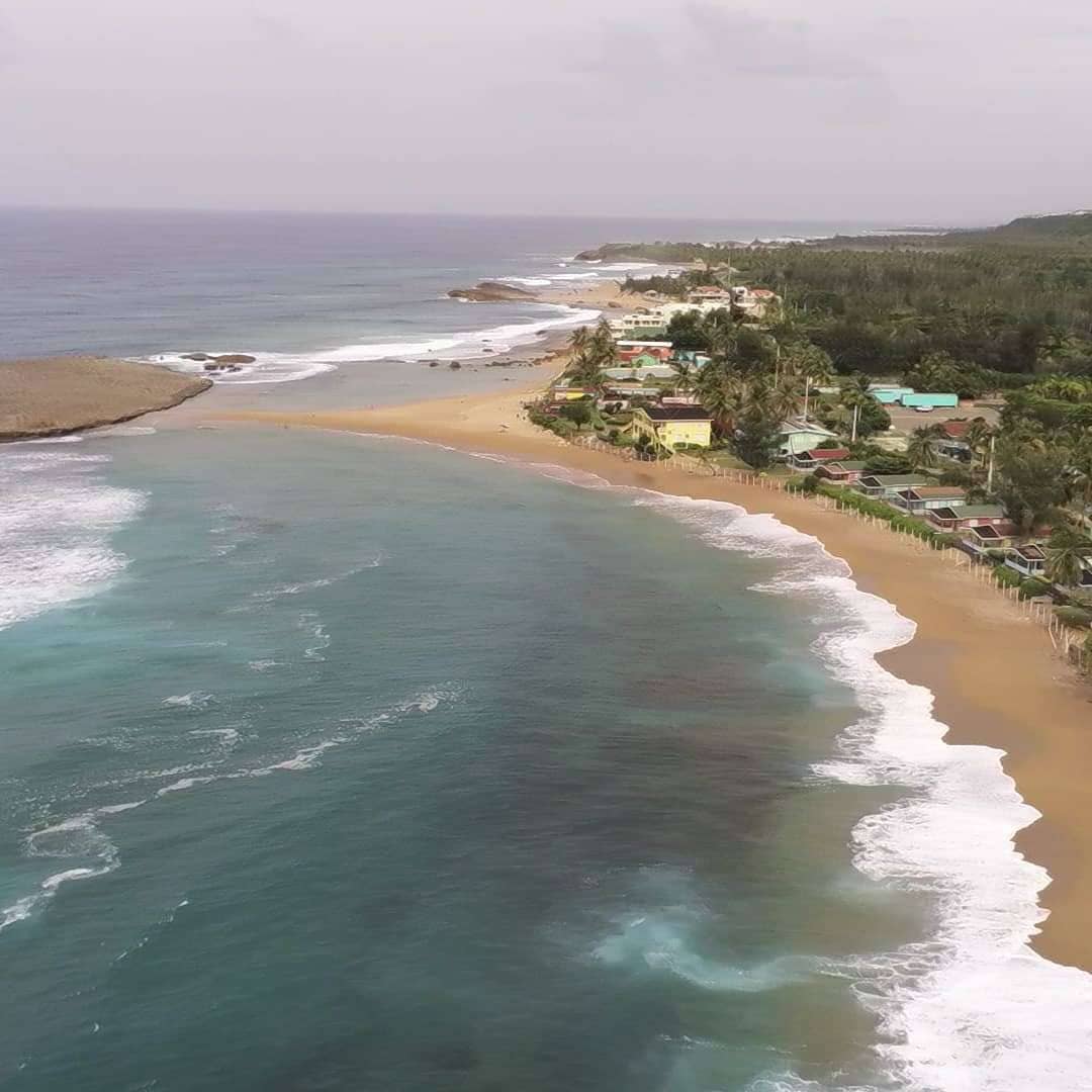Shacks (Bajuras) beach in Isabela, Puerto Rico - scenic coastal view