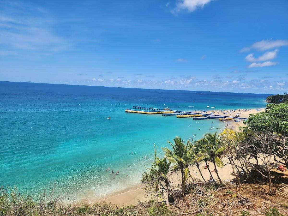 Cerro Gordo Shore (north aerostat) beach in Aguadilla, Puerto Rico - scenic coastal view