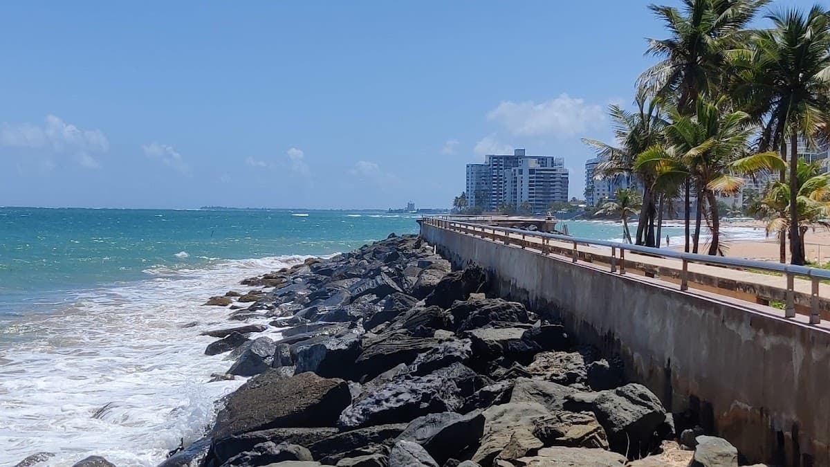 Condado – Playita Ochoa Pocket beach in San Juan, Puerto Rico - scenic coastal view