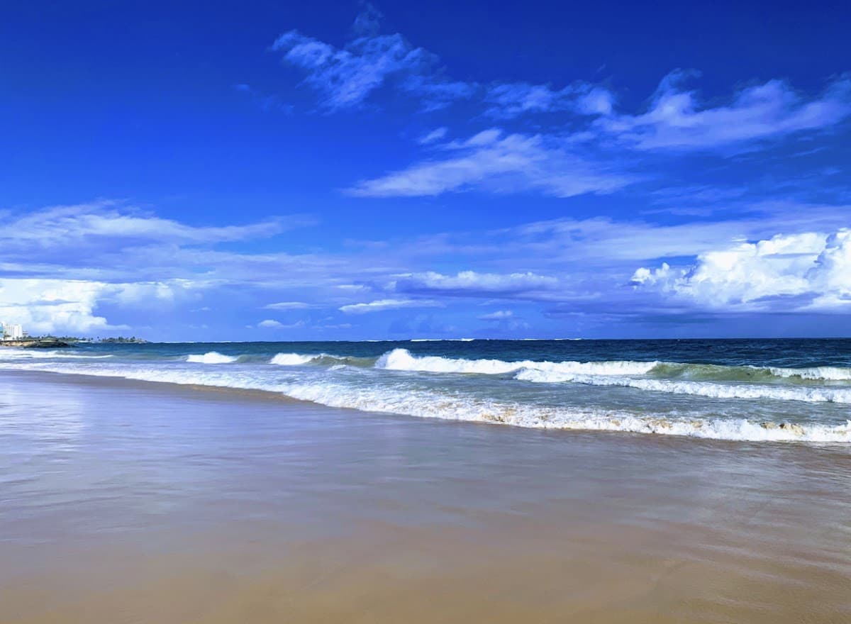 Isla Verde – Pine Grove beach in Carolina, Puerto Rico - scenic coastal view