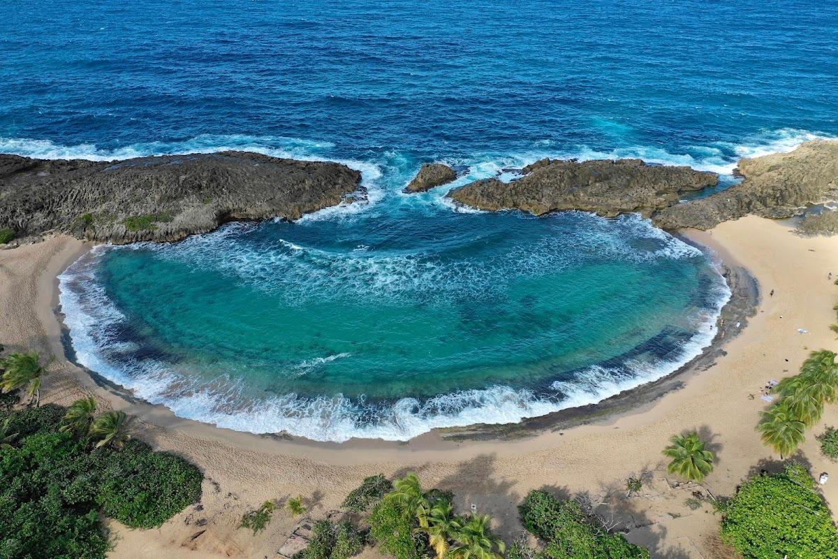 Los Tubos (Manatí) beach in Manatí, Puerto Rico - Scenic, Surfing