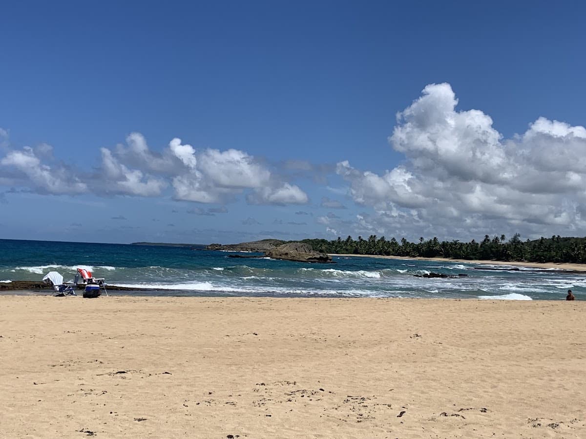 Mar Chiquita West Flats beach in Manatí, Puerto Rico - scenic coastal view