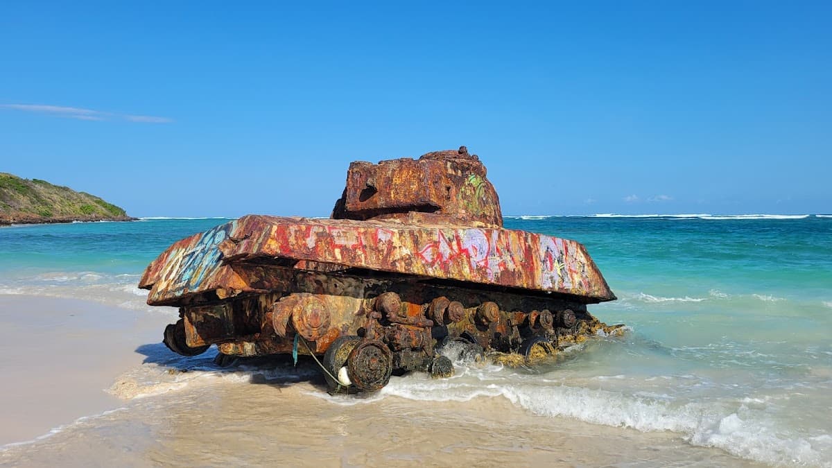 Playa Datiles (Dátiles) beach in Culebra, Puerto Rico - scenic coastal view