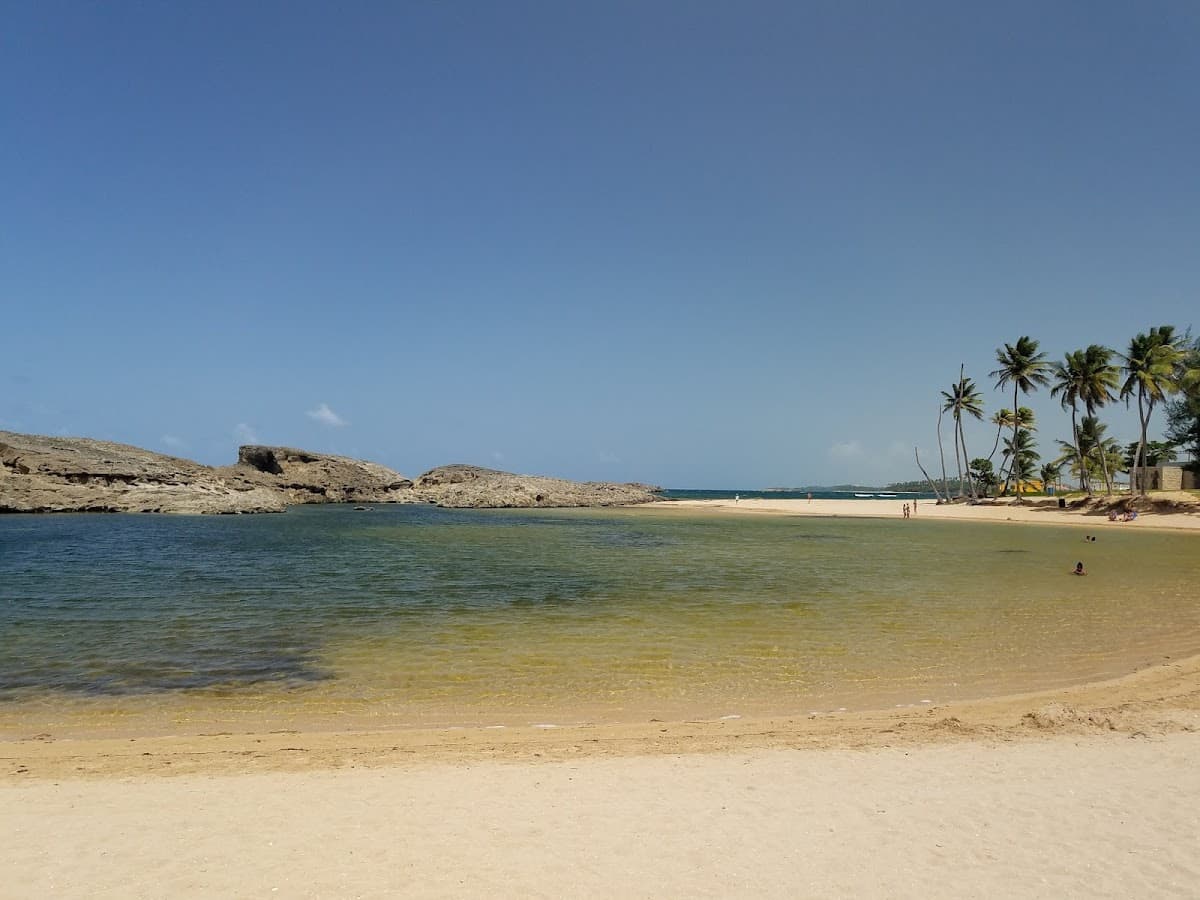 Playa Puerto Nuevo (south lagoon edge) beach in Vega Baja, Puerto Rico - scenic coastal view