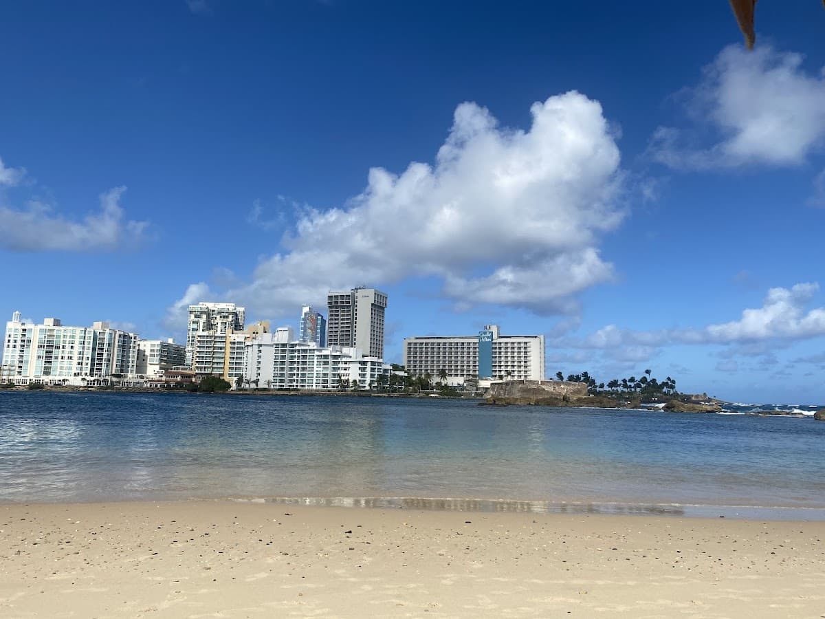 Playita del Condado beach in San Juan, Puerto Rico - scenic coastal view