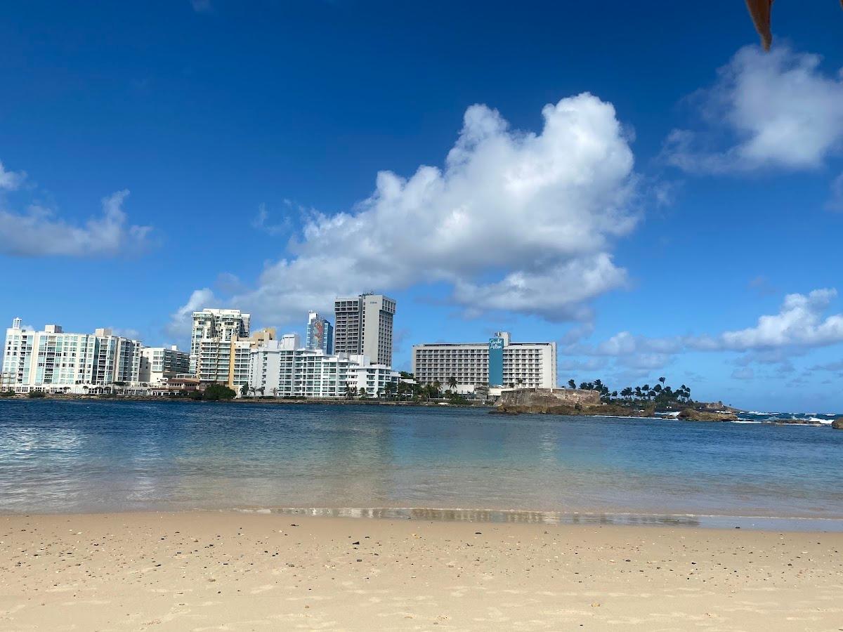 Playita del Condado beach in San Juan, Puerto Rico - scenic coastal view