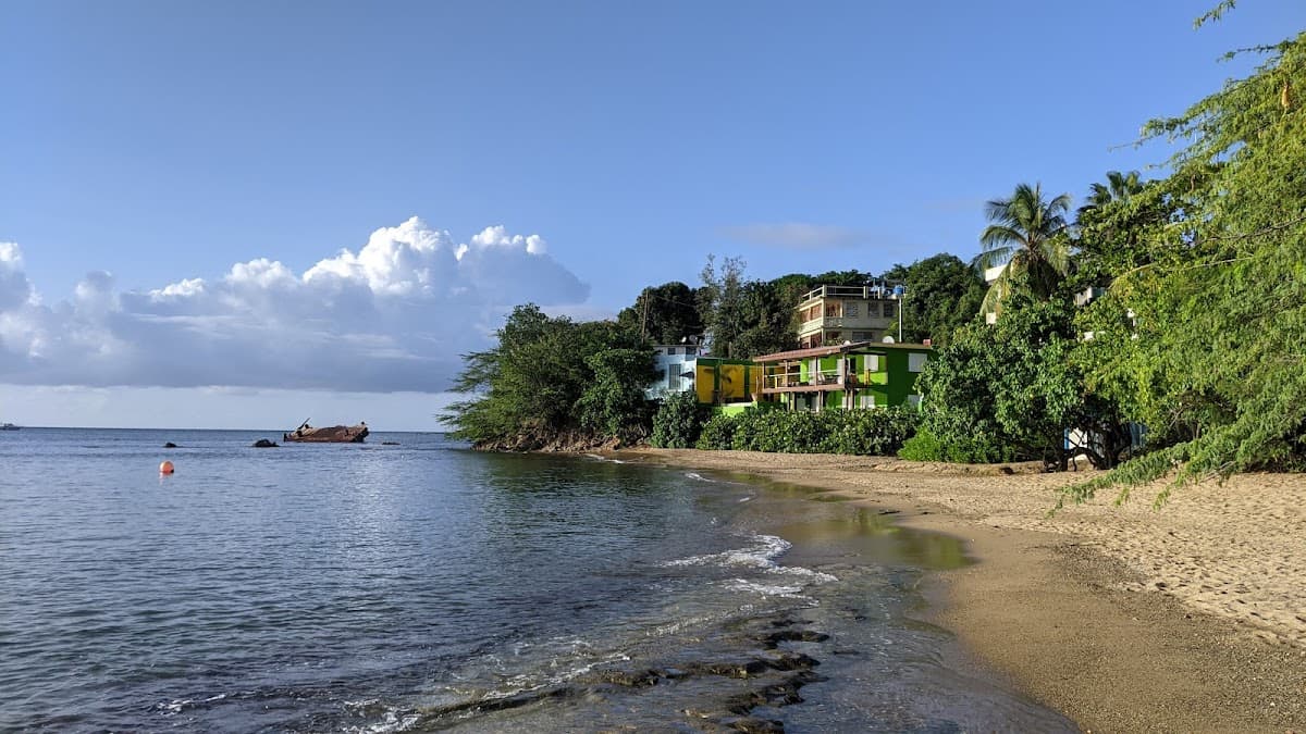 Punta Galíndez (townfront) beach in Vieques, Puerto Rico - scenic coastal view