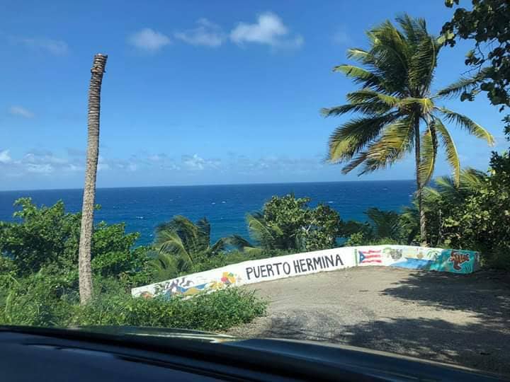 Boca de Camuy (river mouth) beach in Camuy, Puerto Rico - scenic coastal view