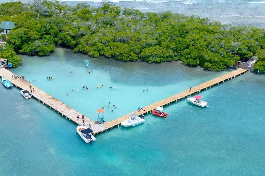 Cayo Caracoles Sandbar beach in Lajas, Puerto Rico - scenic coastal view