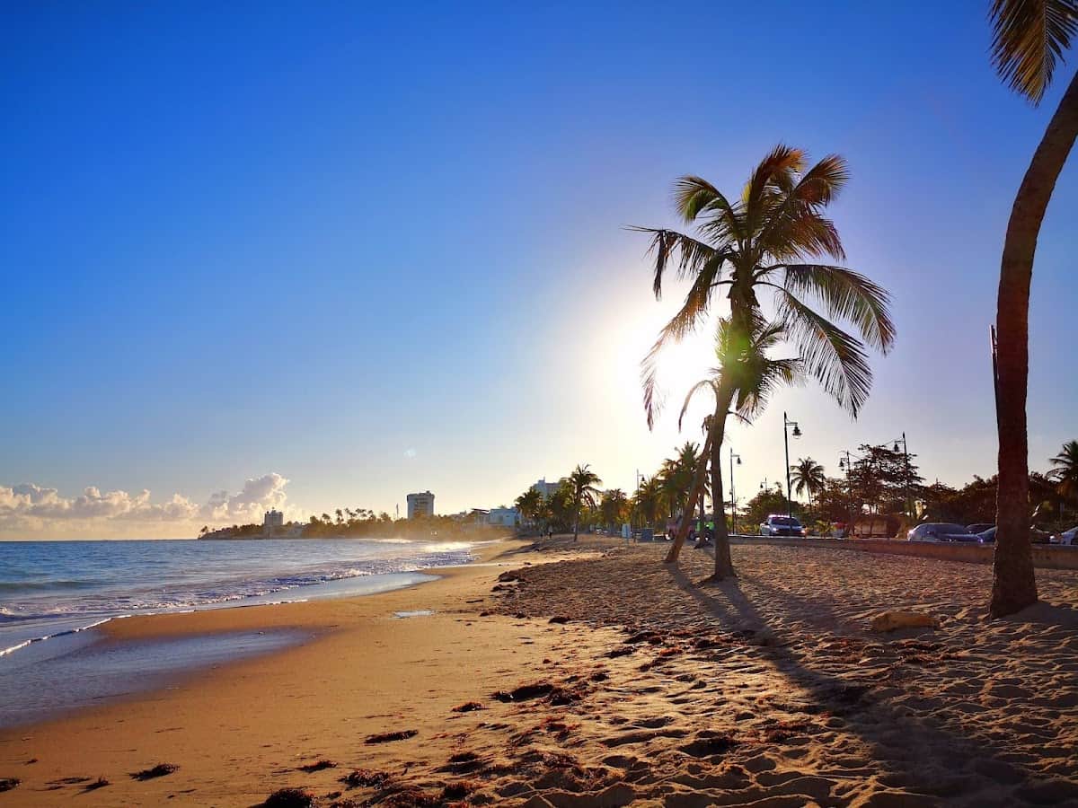 Isla Verde – Balneario West Sector beach in Carolina, Puerto Rico - Family Friendly, Scenic