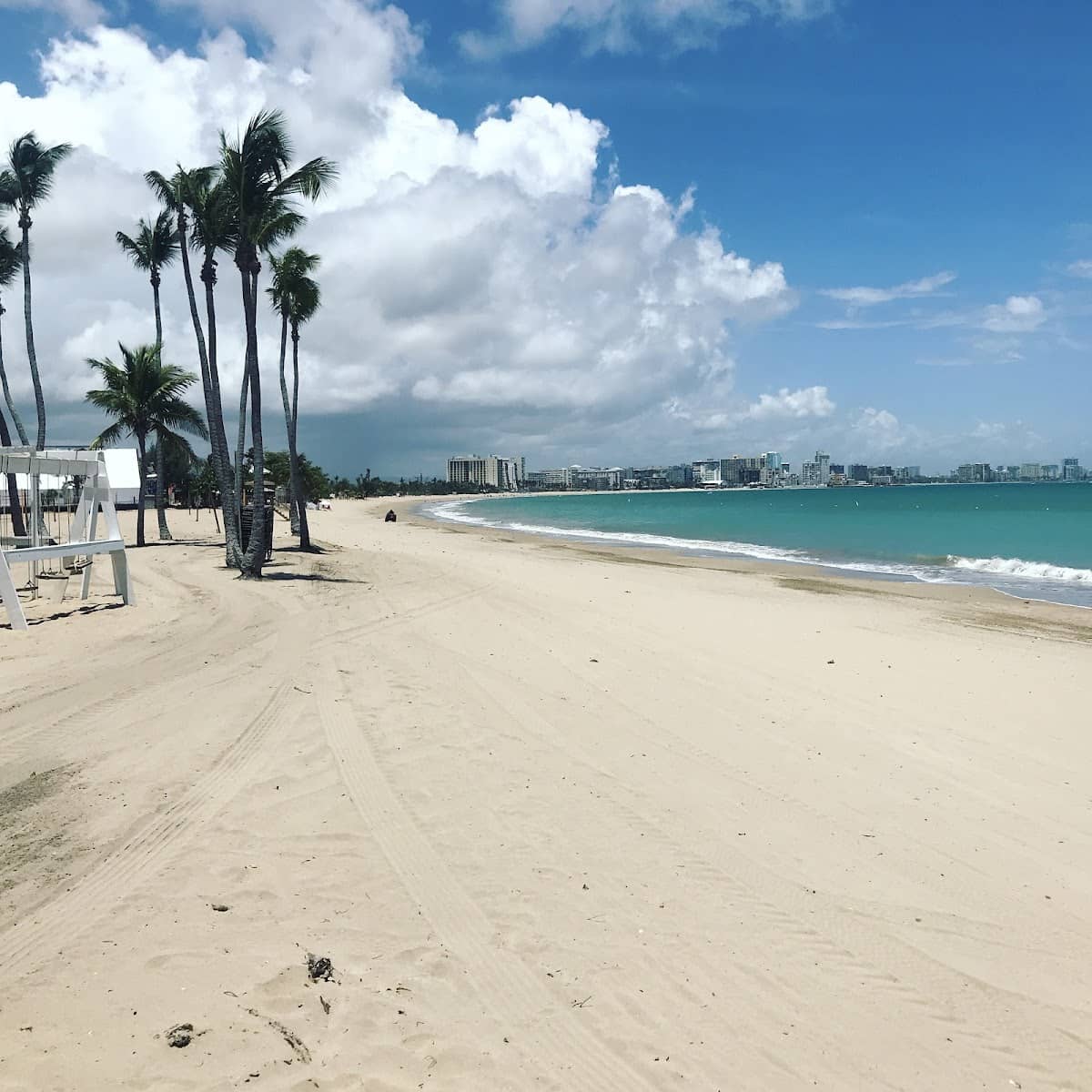 Isla Verde – East Sector (near Boca) beach in Carolina, Puerto Rico - scenic coastal view