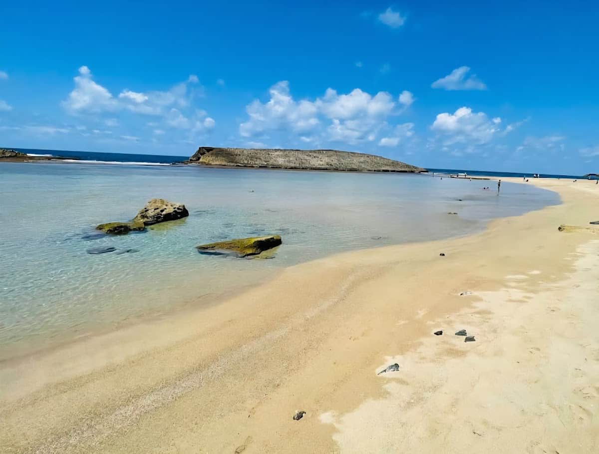 La Cueva del Indio Cove (Isabela side) beach in Isabela, Puerto Rico - Scenic, Secluded