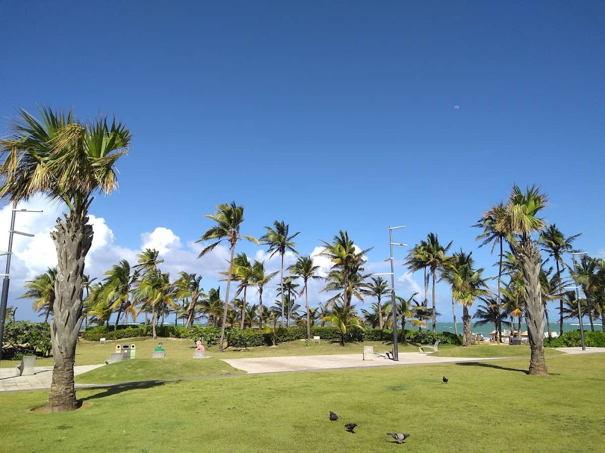 La Ocho (Escambrón east reef) beach in San Juan, Puerto Rico - scenic coastal view
