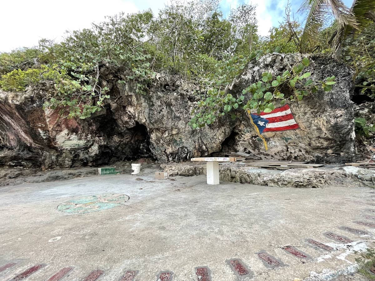 Peñón Brusi beach in Camuy, Puerto Rico - scenic coastal view