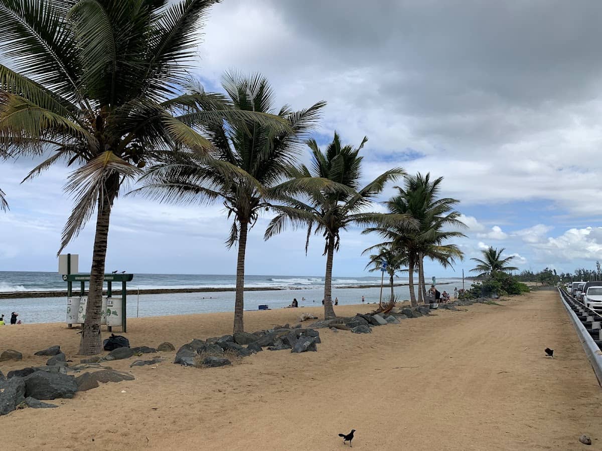 Piñones Boardwalk Shore beach in Loíza, Puerto Rico - scenic coastal view