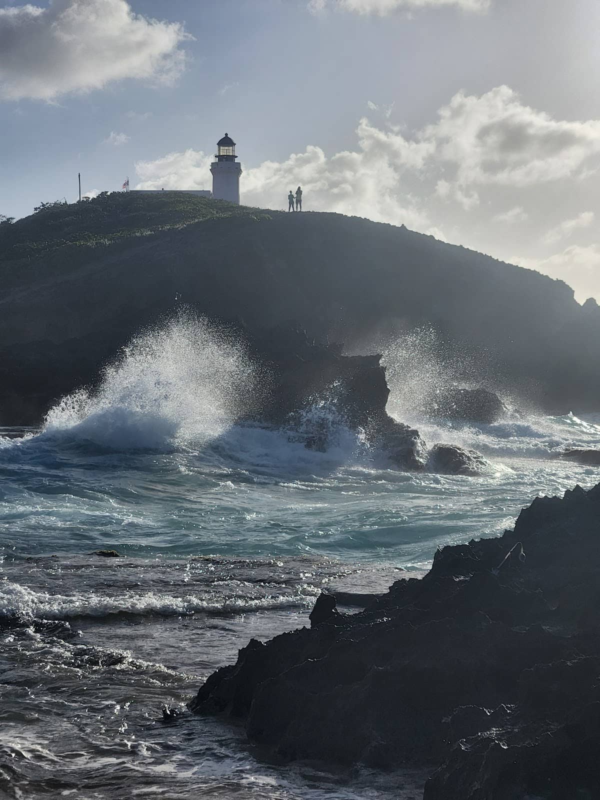 Playa La Cueva del Perro (pocket) beach in Arecibo, Puerto Rico - scenic coastal view