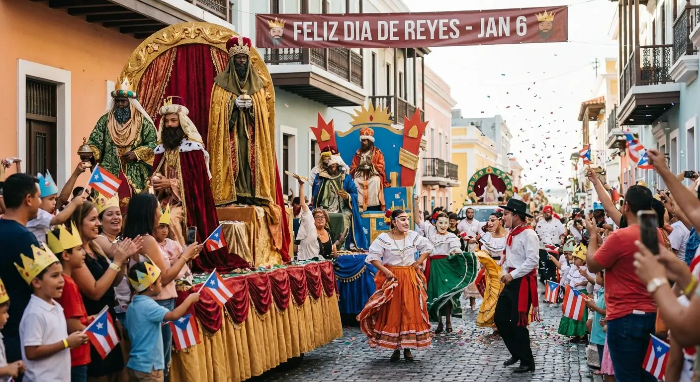 Three Kings Day parade celebration in Puerto Rico